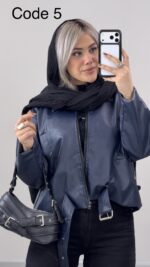 کت چرم سیما کد 010231 A-12 - Image 6