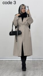بارونی بلند مدل کیارا کد 010258 A-3