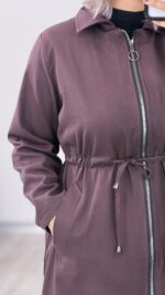 بارونی بلند کتان کد  A-9 010261 - Image 2