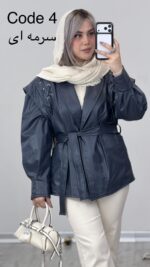 کاپشن چرم کد 010392 A-4 - Image 2