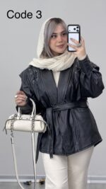 کاپشن چرم کد 010392 A-4 - Image 3