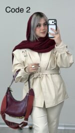 کاپشن چرم کد 010392 A-4 - Image 4