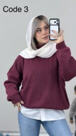 بافت یقه اسکی کد 010393 B-7