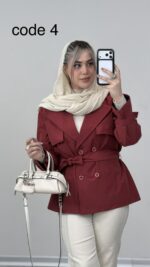 بارونی مدل بنفشه کد 010400 A-15 - Image 5