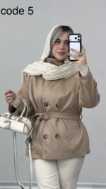 پالتو یقه ایستاده کد 010397 A-9 - Image 2