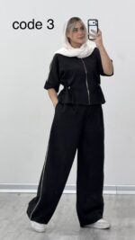 بامبر و شلوار سلاله کد 010405 A-4 - Image 3