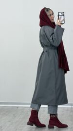 بارونی بلند تیبا کد 010410 B-18 - Image 4