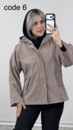بارونی کلاهدار مدل گلبانو کد 010268 A-5 - Image 4