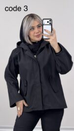 بارونی کلاهدار مدل گلبانو کد 010268 A-5 - Image 2