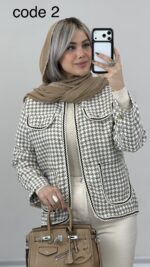 کت پاییزه مدل ناره کد 010277 A-13