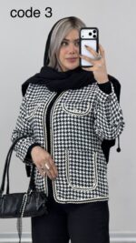 کت پاییزه مدل ناره کد 010277 A-13 - Image 3