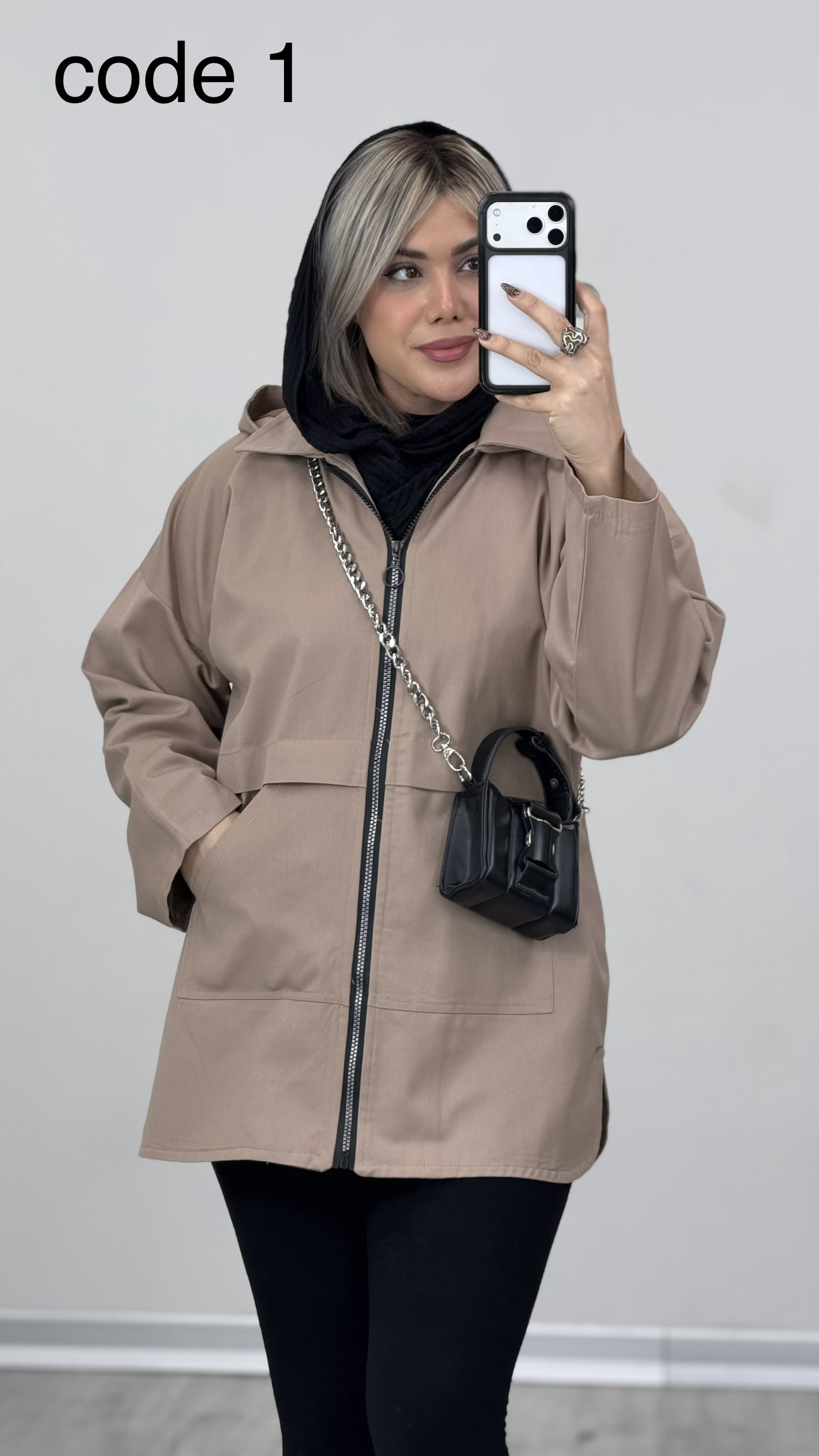 IMG_8716 بارونی کلاهدار ساویس کد 010290 A-13 - Image 1
