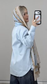 مانتو کتان ریرا کد 010291 B-13 - Image 8