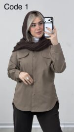 مانتو کتان ریرا کد 010291 B-13 - Image 5