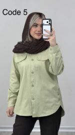 مانتو کتان ریرا کد 010291 B-13 - Image 4