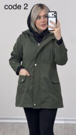 بارونی کلاهدار یارا کد 010295 A-5