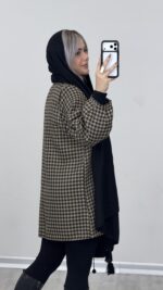 مانتو پاییزه مدل نسیما کد 010301 A-15 - Image 5