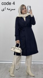 بارونی بلند نیلان کد 010324 A-3 - Image 3