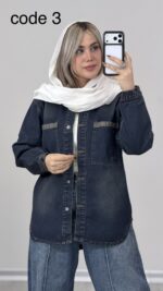 کت جین صدف کد 010325 A-17 - Image 3