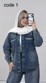 کت جین صدف کد 010325 A-17 - Image 4