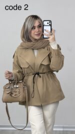 مانتو پاییزه لیدا کد 010380 A-5